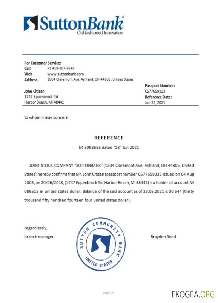 USA , Sutton , référence template USA , Sutton , référence template